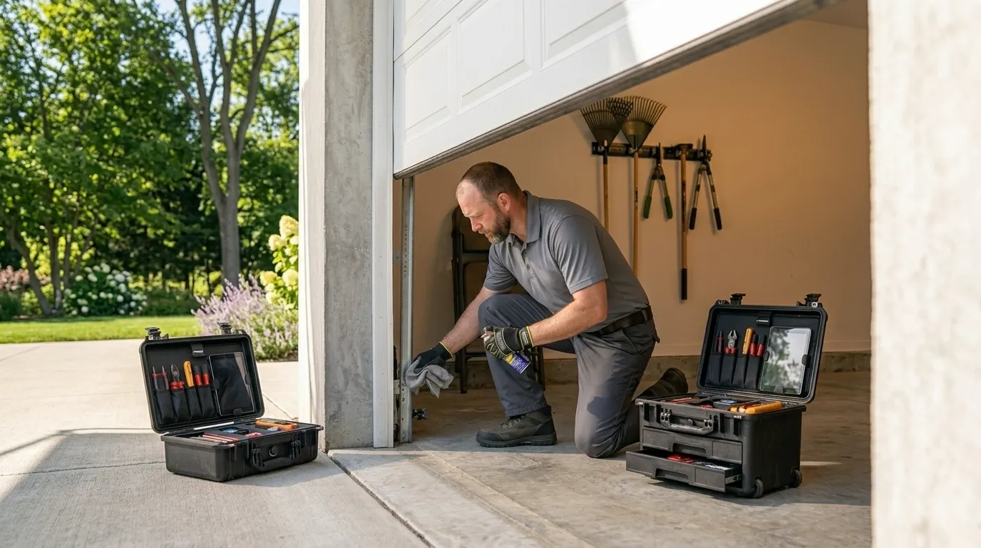 Garage door maintenance in Oklahoma City, OK